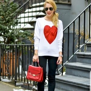 Wildfox heart sweater